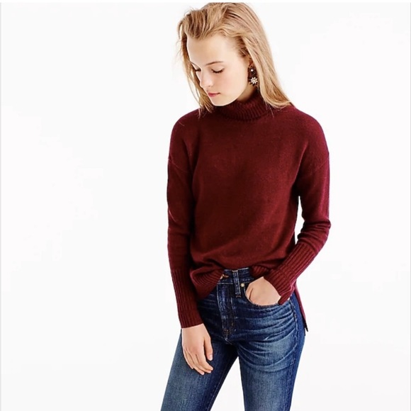 J. Crew Relaxed Wool Turtleneck - Picture 1 of 6